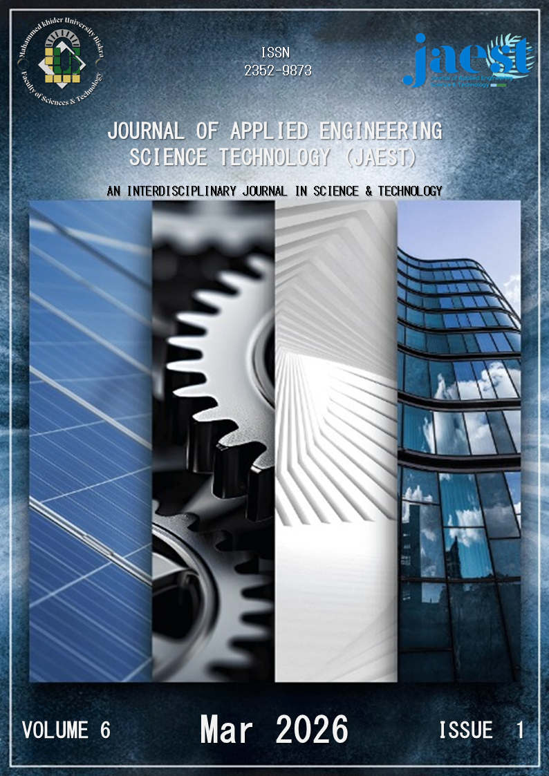 					View Vol. 6 No. 1 (2026): JAEST
				